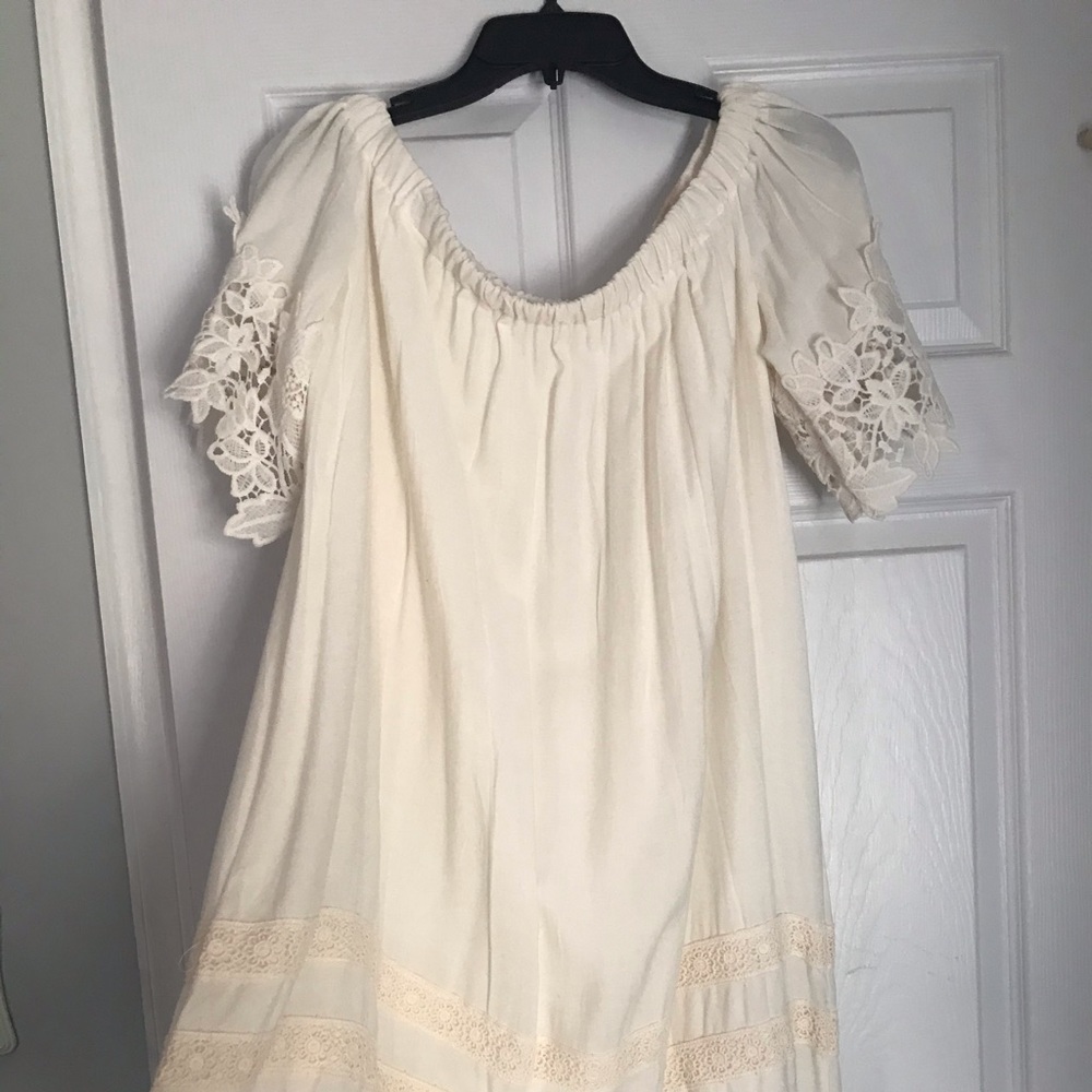 Off the shoulder dress